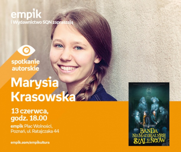 Spotkanie z Marią Krasowską w Poznaniu, 13.06 LIFESTYLE, Książka - Maria Krasowska 13 czerwca, godz. 18.00 empik Plac Wolności, Poznań, ul. Ratajczaka 44